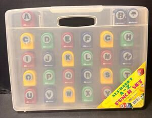 Armada - A-Z Alphabet Punch Set w/ Carry Case complete excellent condition